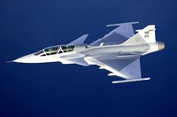Saab JAS-39C Gripen Swedish fighter jet